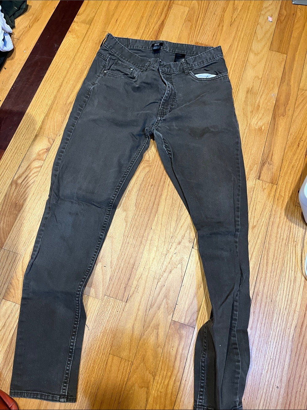 Slim Skinny Jeans in Dark Brown - Men's Stylish Stretch Fit